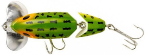 Arbogast - Jointed Jitterbug - 2.5in 3/8oz Frog - G620-06 Arbogast - Jointed Jitterbug - 2.5in 3/8oz Frog - G620-06