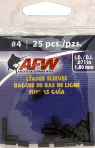 AFW - Single Barrel Sleeve - Black Sz4 25pk - J04B-A AFW - Single Barrel Sleeve - Black Sz4 25pk - J04B-A