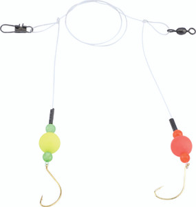 AFW - 2-drop Spot/pompano Rig - Mono Rnd Float Sz6 Hook - TA-SKF-RND-OY/1 AFW - 2-drop Spot/pompano Rig - Mono Rnd Float Sz6 Hook - TA-SKF-RND-OY/1