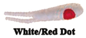 Betts - Grunt Grub Spin-nickel - 1/16oz White/red Dot - 022GRRL-35N