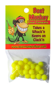 Boat Monkey - Plastic Beads - 8mm Chart 25pk - B8CHB