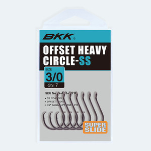 BKK - Heavy Circle Offset Hook - Super Slide 1/0 8pk - A-BR-2014