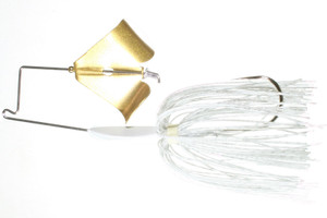 Boogerman - Clacker Buzzbait - 1/4oz White/gold Blade - BB08FG14 Boogerman - Clacker Buzzbait - 1/4oz White/gold Blade - BB08FG14