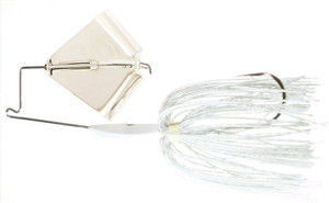 Boogerman - Clacker Buzzbait - 1/4oz White/nickel - BB08N14 Boogerman - Clacker Buzzbait - 1/4oz White/nickel - BB08N14