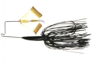 Boogerman - Clacker Buzzbait - 1/4oz Black/gold Blade - BB24FG14 Boogerman - Clacker Buzzbait - 1/4oz Black/gold Blade - BB24FG14