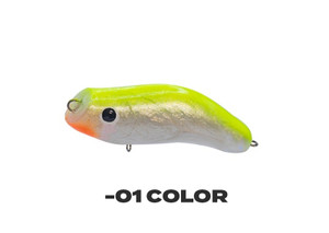 B & L Bait Company - Paul Browns Crazy Croakr - 2.75in 5/8oz Pearl/chart - CC-01