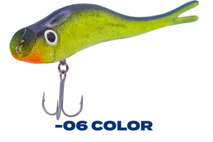 B & L Bait Company - Paul Browns Crazy Croakr - 2.75in 5/8oz Chart/black - CC-06