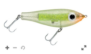 B & L Bait Company - Paul Browns Fat Boy - 3.5in 7/8oz Glo Chart - F-31