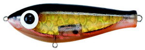 B & L Bait Company - Paul Browns Fat Boy Pro - 3.5in 7/8oz Blk/gld/org - BPF-09