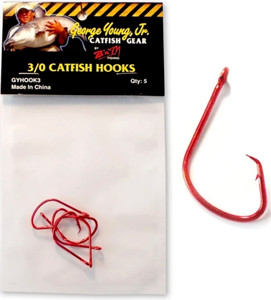 B&M - Catfish Offset Hook - Black Nickel 3/0 5pk - GYHOOK3