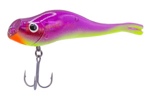 B & L Bait Company - Paul Browns Maniac Mull - 4.5in 5/8oz Purple/chat - MS-05
