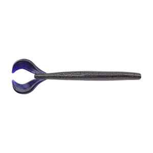 Berkley - Powerbait Spd Boss Worm - 6.75in 6pk Junebug Red F - PBBSB7-JBGR