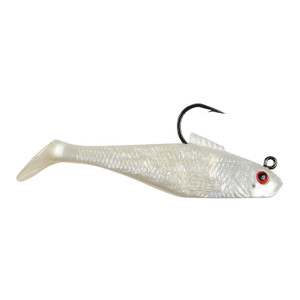 Berkley - Powerbait Swim Shad - 3in 5pk Pearl Red Eye - PBBSS3-PRE