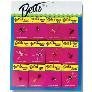 Betts - Panfish Fly Display - Assorted 72pcs - PF-6 Betts - Panfish Fly Display - Assorted 72pcs - PF-6