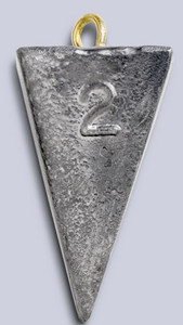 Bullet Weight - Pyramid Sinker - 1oz 6pk - PBPY1