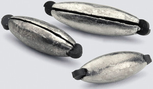 Bullet Weight - Rubber Grip Sinker - 3/8oz 5pk - RCB1