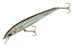 Bomber - Long Shot Minnow - 7in 1.75oz Silver Mullet - BSWLS7432