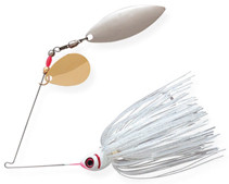 Booyah - Tandem Blade Spinnerbait - 3/8oz Co/wl-stn/slv Glim - BYBT38636