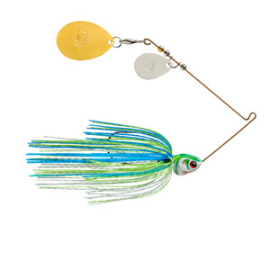 Booyah - Covert Spinnerbait - 3/8oz G/n-in-wht/cht/blu - BYCVS38NGC730