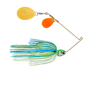 Booyah - Covert Spinnerbait - 3/8oz O/g-co-wht/cht/blu - BYCVS38OGC730