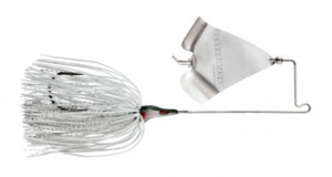 Booyah - Squelcher Buzzbait - 3/8oz Silver/white - BYSQ38734