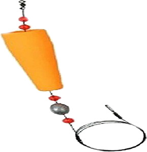 Comal - Rattle Pop Float Rig - 4in Or 3/4oz Wire 12ri - 804-OR-STEEL-12