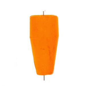 Comal - Popping Float Split Wgtd - Rattle 3in Orange 12bx - 87GX-OR-3-12 Comal - Popping Float Split Wgtd - Rattle 3in Orange 12bx - 87GX-OR-3-12