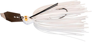 Z-Man - Crosseyez Chatterbait - 3/8oz Pearl Ghost - CBCE38-01