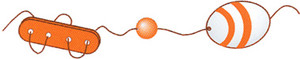 Comal - Bobber Stoppers - 2#-12# 4 Hole 12ctn - BS100-PK4 Comal - Bobber Stoppers - 2#-12# 4 Hole 12ctn - BS100-PK4