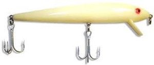 Cotton Cordell - Red Fin Stick Bait - 1oz 7in Bone - C10BONE Cotton Cordell - Red Fin Stick Bait - 1oz 7in Bone - C10BONE