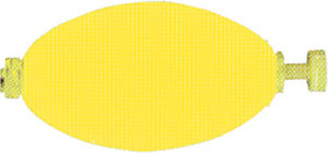 Comal - Oval Snap Foam Float - 2in Red 100bg - OS200R-100 Comal - Oval Snap Foam Float - 2in Red 100bg - OS200R-100