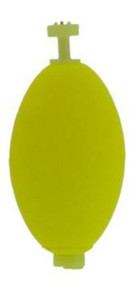 Comal - Oval Snap Foam Float - 2.5in Yellow 50bg - OS250Y-50