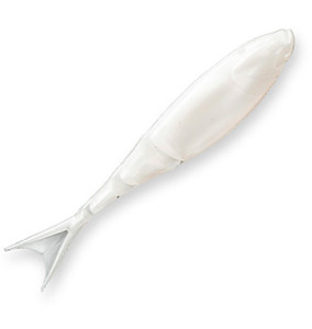 Z-Man - Razor Shadz Swimbait - 4.5in 4pk Pearl - RSHAD45-84PK4