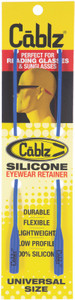 Cablz - Silicone Sunglass Retain - 16in Blue - SILICONEBLU Cablz - Silicone Sunglass Retain - 16in Blue - SILICONEBLU