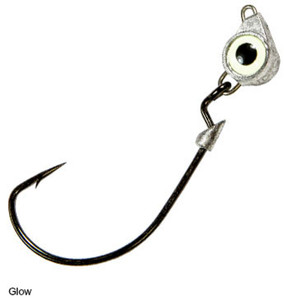 Z-Man - Texas Eye Jig Head - 1/4oz 3pk Glow - TXJH14-03PK3