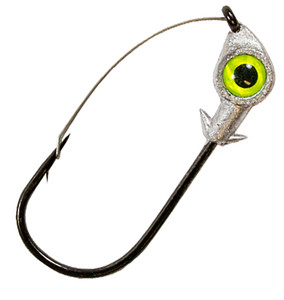 Z-Man - Weedless Eye Jig Head - 1/8oz 3pk Chartreuse - WEJH18-05PK3