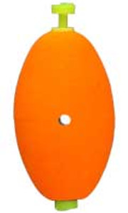 Comal - Oval Wgtd Snap Float - 2.5in Orange 50bg - WOS250O-50 Comal - Oval Wgtd Snap Float - 2.5in Orange 50bg - WOS250O-50