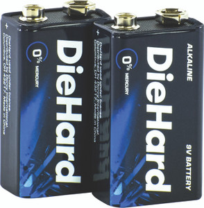 Dorcy - Alkaline Batteries - 9v 2pk - 41-1185