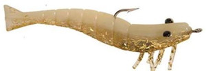 DOA - Original Shrimp - 3.5in 3pk Glo/gold Gl - 38309 DOA - Original Shrimp - 3.5in 3pk Glo/gold Gl - 38309