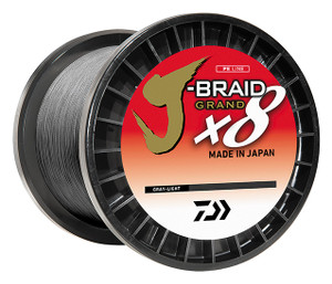 Daiwa - J-braid Grand X8 Line - Grey Light 15lb 3000yd - JBGD8U15-3000GL