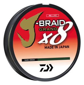 Daiwa - J-braid Grand X8 Line - Dark Green 80lb 300yd - JBGD8U80-300DG