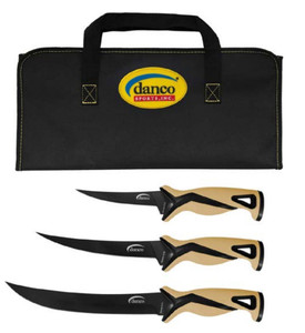 Danco - Pro Fillet Knife Kit - 5in-7in-9in Flex Sand - RKB-P-022 Danco - Pro Fillet Knife Kit - 5in-7in-9in Flex Sand - RKB-P-022