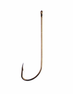 Eagle Claw - Long Shank Hook - Bronze Sz1 10pk - 072AH-1
