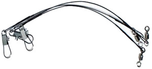 Eagle Claw - Steel Leader - Black 6in 20# 3pk - 08012-001