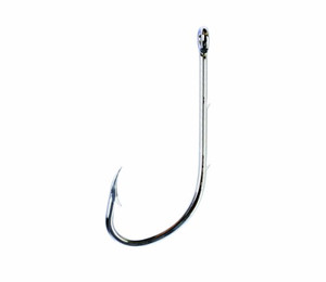 Eagle Claw - Bait Holder Hook - Nickel Sz4 10pk - 189AH-4