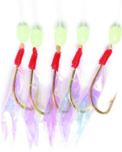 Eagle Claw - Sabiki Bait Rig - Urer Aurora Wings Sz8 - L946-8 Eagle Claw - Sabiki Bait Rig - Urer Aurora Wings Sz8 - L946-8