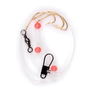 Eagle Claw - Pompano Rig - Triple Gold Khale Sz2 - L968-2 Eagle Claw - Pompano Rig - Triple Gold Khale Sz2 - L968-2
