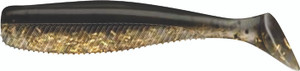 Vudu - Quiver Shad W/jighead - 4in 5pk Gold Rush - E-VQSJ40-01
