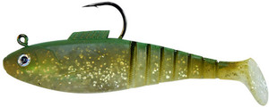 Vudu - Vudu Shad - 3in 1/4oz 3pk Greenback - E-VSH30-14-08 Vudu - Vudu Shad - 3in 1/4oz 3pk Greenback - E-VSH30-14-08
