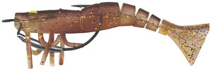 Vudu - Vudu Weedless Shrimp - 3.5in 1/8oz 2pk Nat Brwn - E-VSW35-18-01